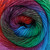 A wool blend yarn with a riot of colourful multi-tonal shades.