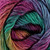 A wool blend yarn with a riot of colourful multi-tonal shades.