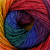 A wool blend yarn with a riot of colourful multi-tonal shades.