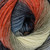 A wool blend yarn with a riot of colourful multi-tonal shades.
