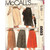 McCalls Women's "As New" Sewing Patterns.