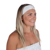 White Headband w/ Velcro