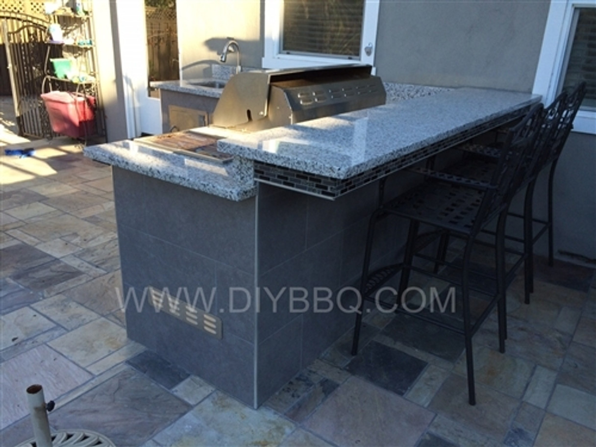 Outdoor Kitchen BBQ Island Kits