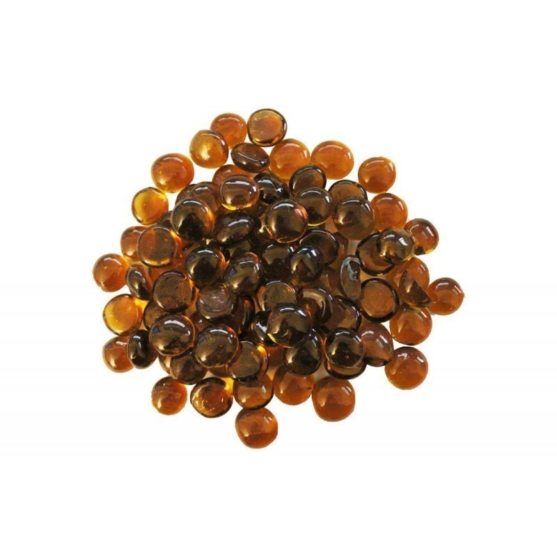 Dekoholz Steine Gold Bead Fire Glass For Your Gas Fireplace Or