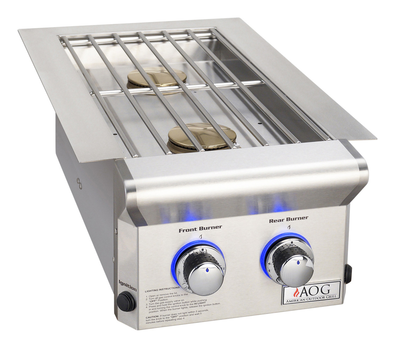 AOG Double Side Burner CoverCB2SBD