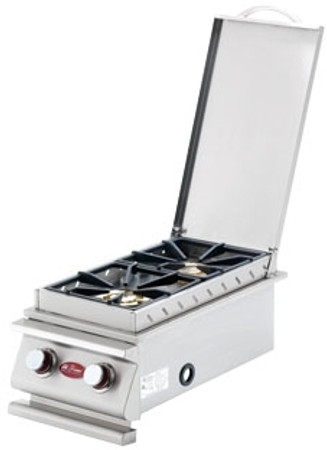 Cal Flame Deluxe Double Built-In Gas Side Burner - BBQ19899P