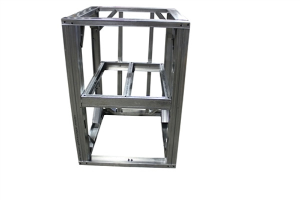 DIY BBQ 2ft Open Shelf Modular Frame Section 36" Standard Height