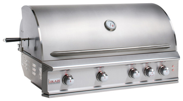 Blaze Professional 44-Inch 4 Burner Built-In Gas Grill With Rear Infrared Burner