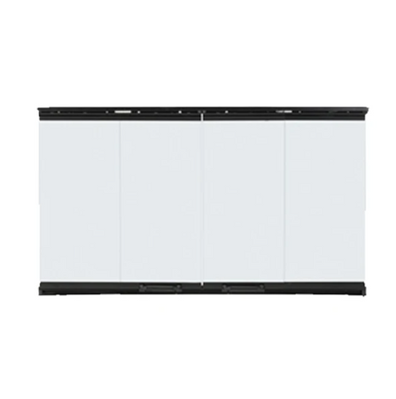 Majestic Bi-Fold Glass Doors with Black Trim for SB60 - DM6036