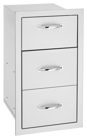 SummerSet 17-inch North American Stainless Steel Vertical 2-Drawer & Paper Towel Holder Combo (SSTDC-17)