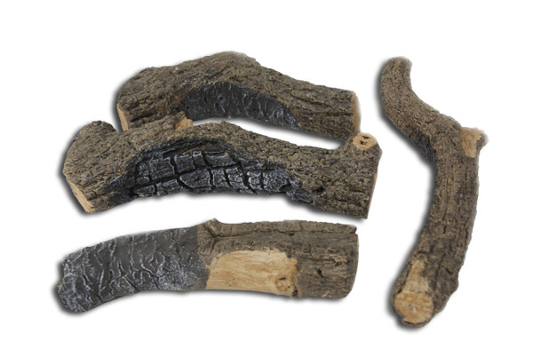 Real Fyre Charred Branches - Set of 4