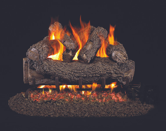 Real Fyre Forest Oak Vented Gas Logs (FO_24), 24-Inch