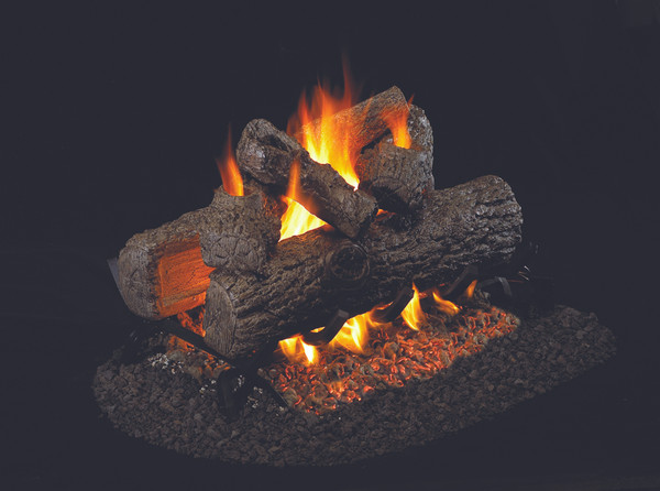 Real Fyre See-Thru Golden Oak Vented Gas Logs (R-2-30), 30-inch