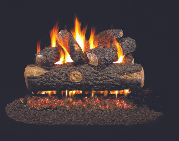 Real Fyre Woodland Oak Vented Gas Logs (WO-24), 24-Inch