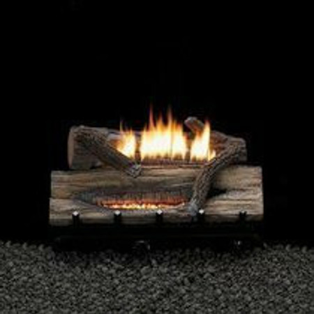 Empire Vent Free 30-inch Whiskey River Gas Log Set With Basic On-Off Remote Ready