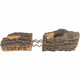 Real Fyre Golden Oak Designer Plus Vented Gas Logs (RDP-36), 36-Inch