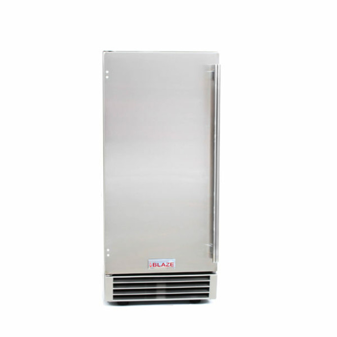 Blaze 50 LB. 15 Inch Outdoor Ice Maker with Gravity Drain