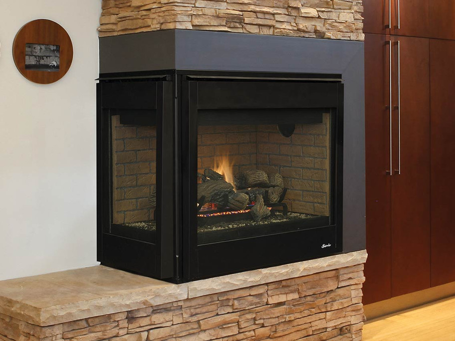 Superior DRT40C 40-Inch Corner Direct Vent Gas Fireplace