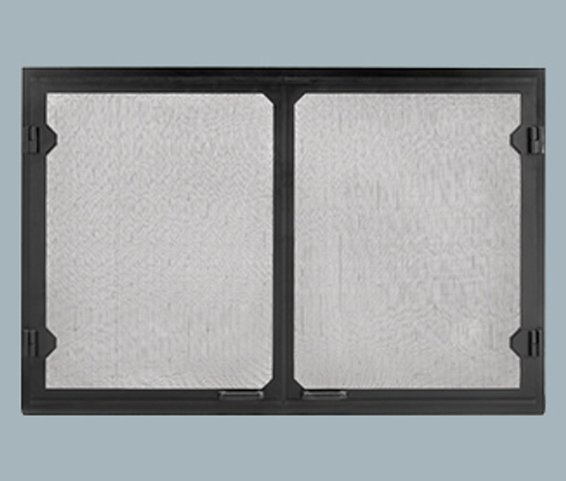 Majestic GV60BK Grand Vista Black Cabinet Style Mesh Doors