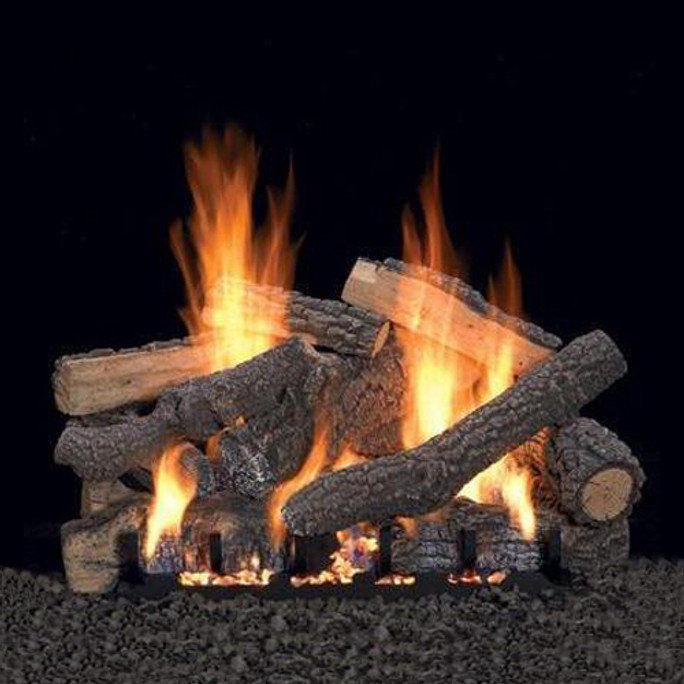 gas fireplace logs with remote