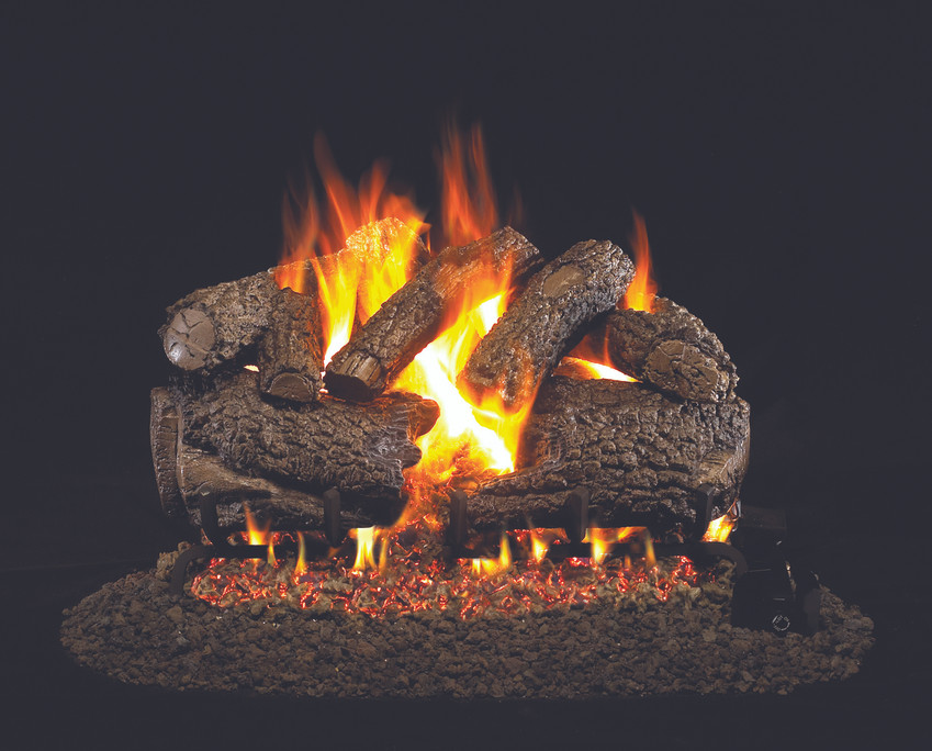 Real Fyre Charred Northern Vented Gas Logs (CHN-30), 30-Inch