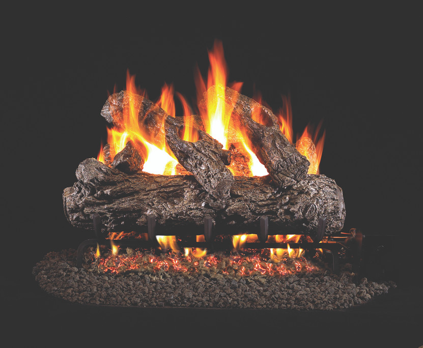 Real Fyre Rustic Oak Vented Gas Logs (HR-36), 36-Inch