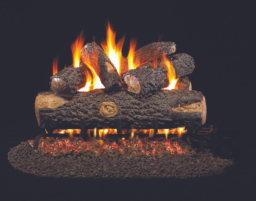 Real Fyre Woodland Oak Vented Gas Logs (WO-24), 24-Inch