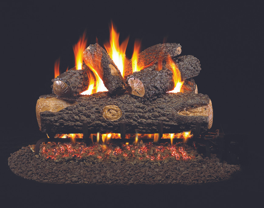 Real Fyre Woodland Oak Vented Gas Logs (WO-30), 30-Inch