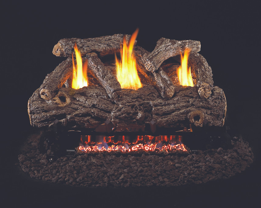 Real Fyre Golden Oak Designer Vent-Free Gas Logs (RD9-30), 30-Inch