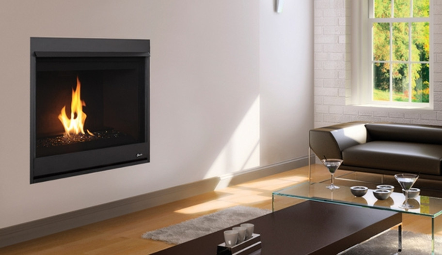 Superior DRC2040 Merit Series 40" Rear Vent Contemporary Fireplace - Electronic Ignition Natural Gas