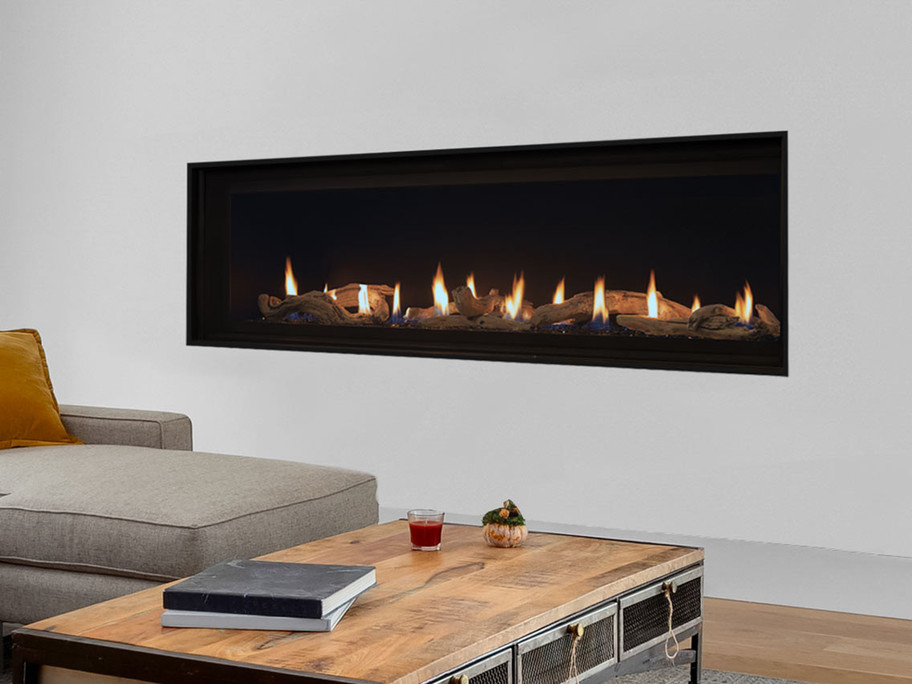 Superior DRL4060TEN-B 60-Inch Linear Direct Vent Gas Fireplace
