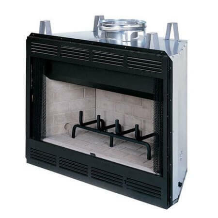 dual sided gas fireplace insert