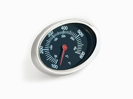 Top-Rounded Semi-Circular Temperature Gauge