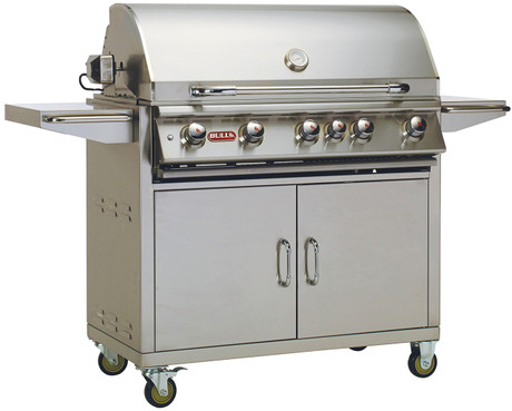 Bull Bbq Brahma 5 Burner 38 Stainless Steel Grill Cart