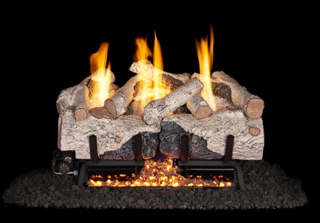 Real Fyre Charred Alpine Birch Vent Free Gas Logs Chab 16 18 18