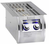 Fire Magic Echelon Diamond Built-In Double Side Burner - Natural Gas