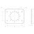 TACO Grand Slam 300 Universal Backing Plate f\/GS-300  GS-390 - Pair [BP-0300BSY-1]