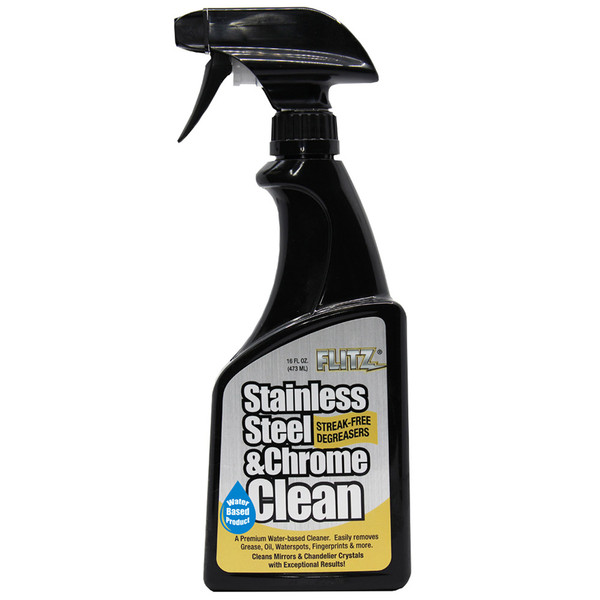 Flitz Stainless Steel  Chrome Cleaner w\/Degreaser - 16oz [SP01506]