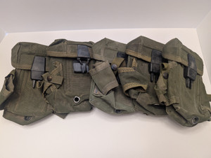 USGI M16 3 mag pouch Used Good USGI M16 3 mag pouch Used Good