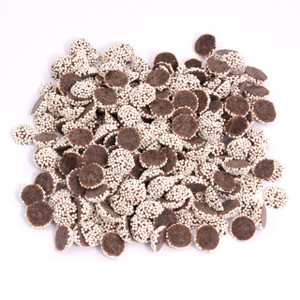 Mini Dark Chocolate Nonpareils, White - Parve Mini Dark Chocolate Nonpareils, White - Parve