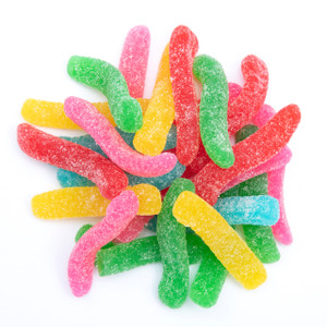 Sour Gummy Worms - Parve Sour Gummy Worms - Parve