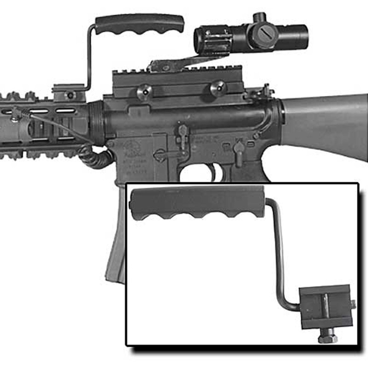 a2 carry handle rail mount