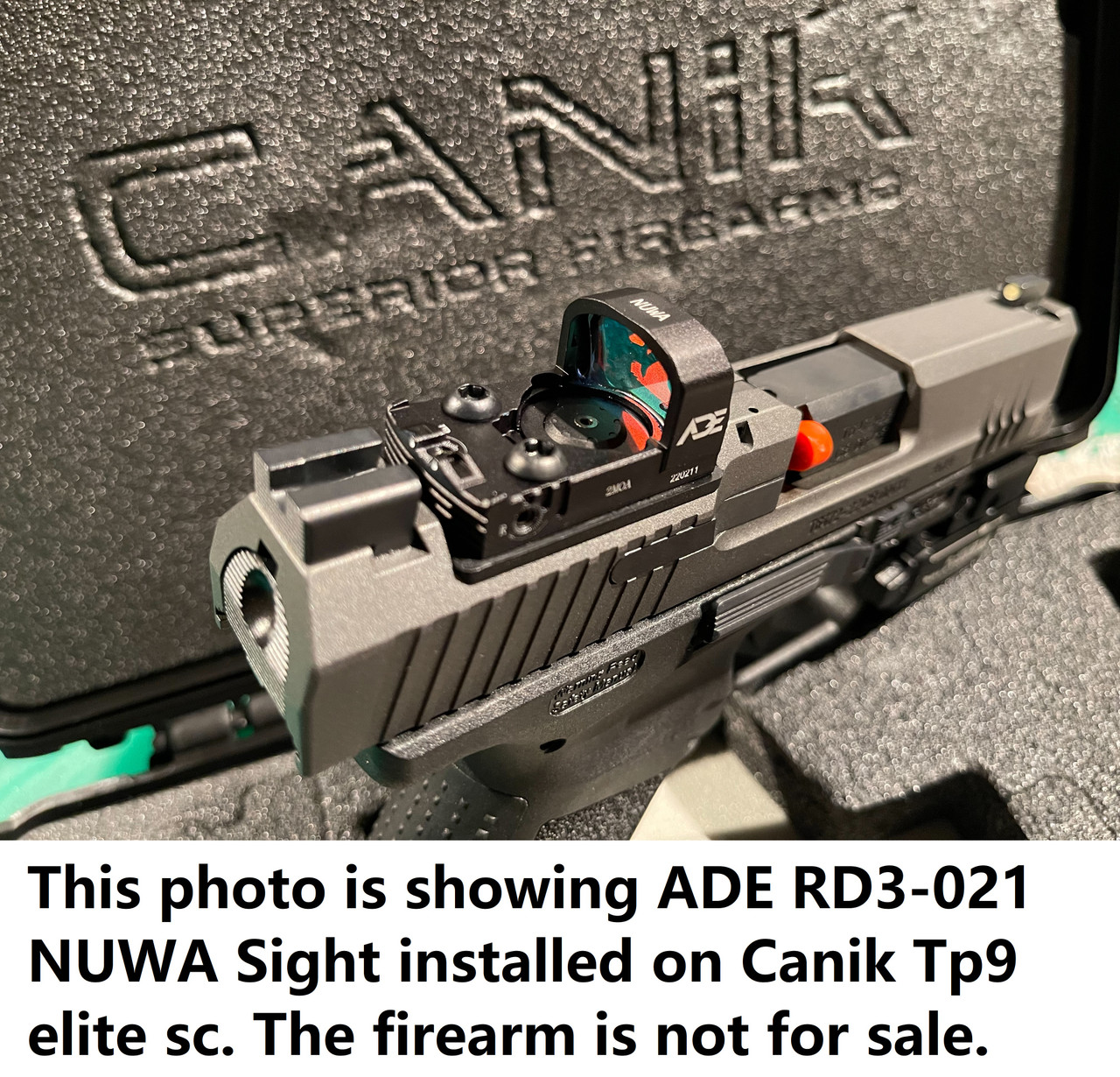 ADE NUWA RD3-021 Ultra Red Dot Sight For Canik TP9 Elite SC,Canik