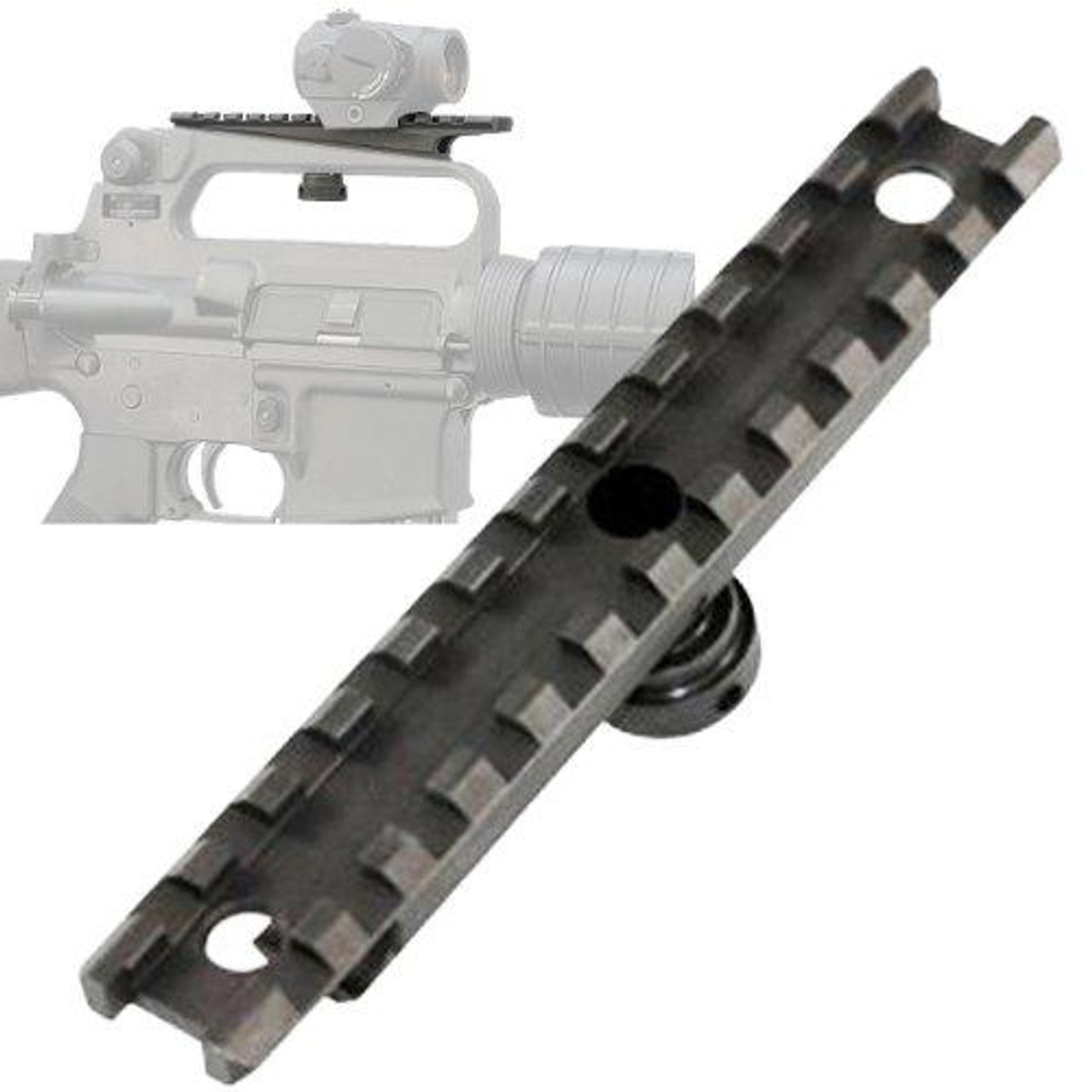 223 556 Carbine Rifle Carry Handle Flat Top Weaver Scope Mount Rail Mount Opticsfactory