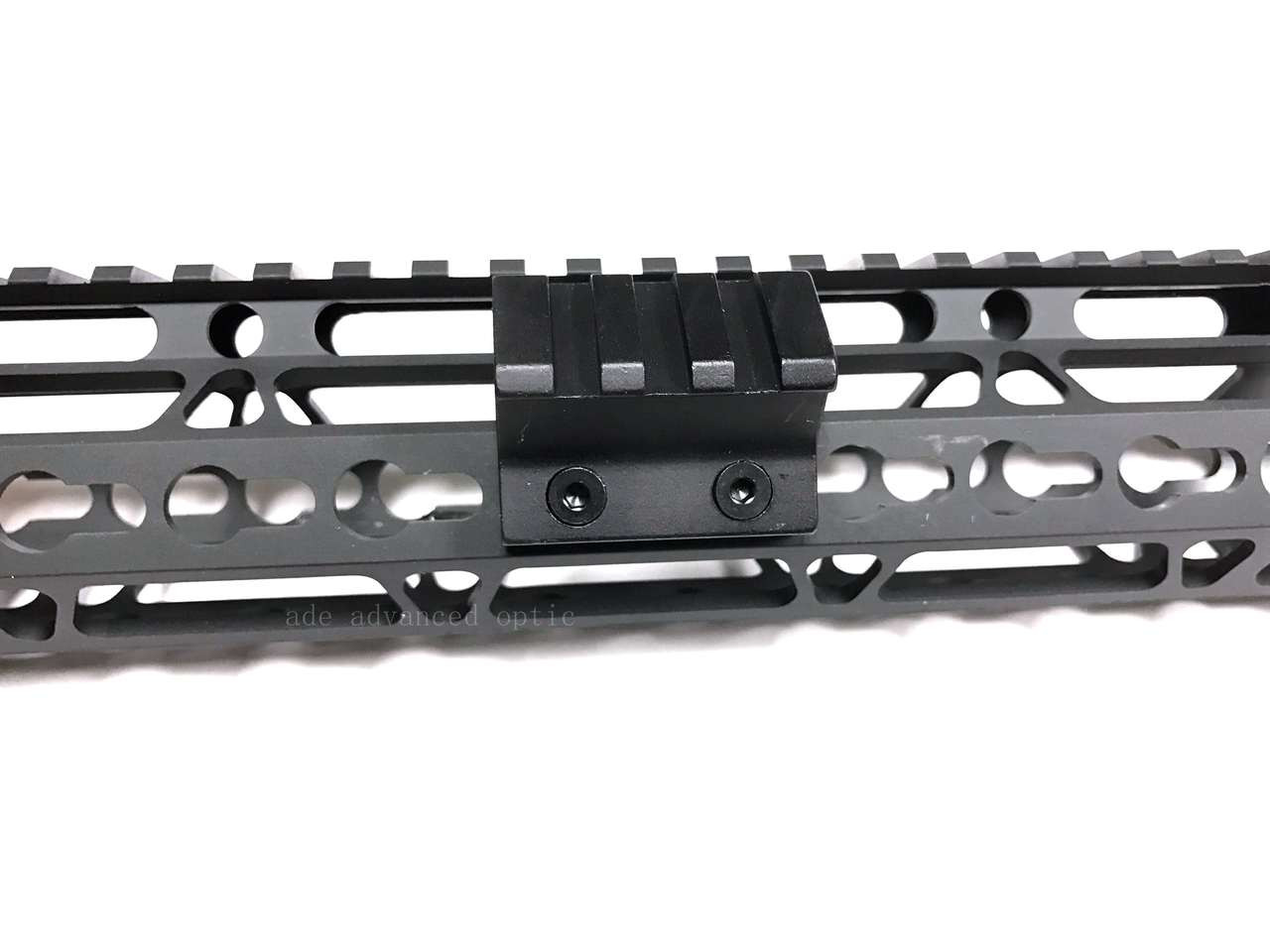 Montage Décalé 45° Picatinny Weaver - Rail Pour Lampe Ou Visée Laser - Aluminium Aviation