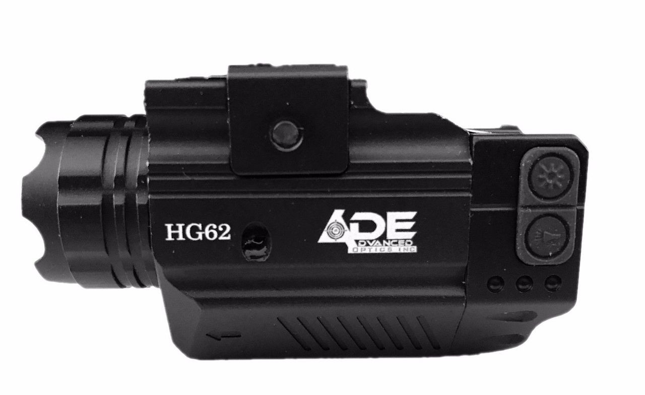 Strobe Green Laser+ 300 Lumen Stobe Flashlight Combo Sight Fits