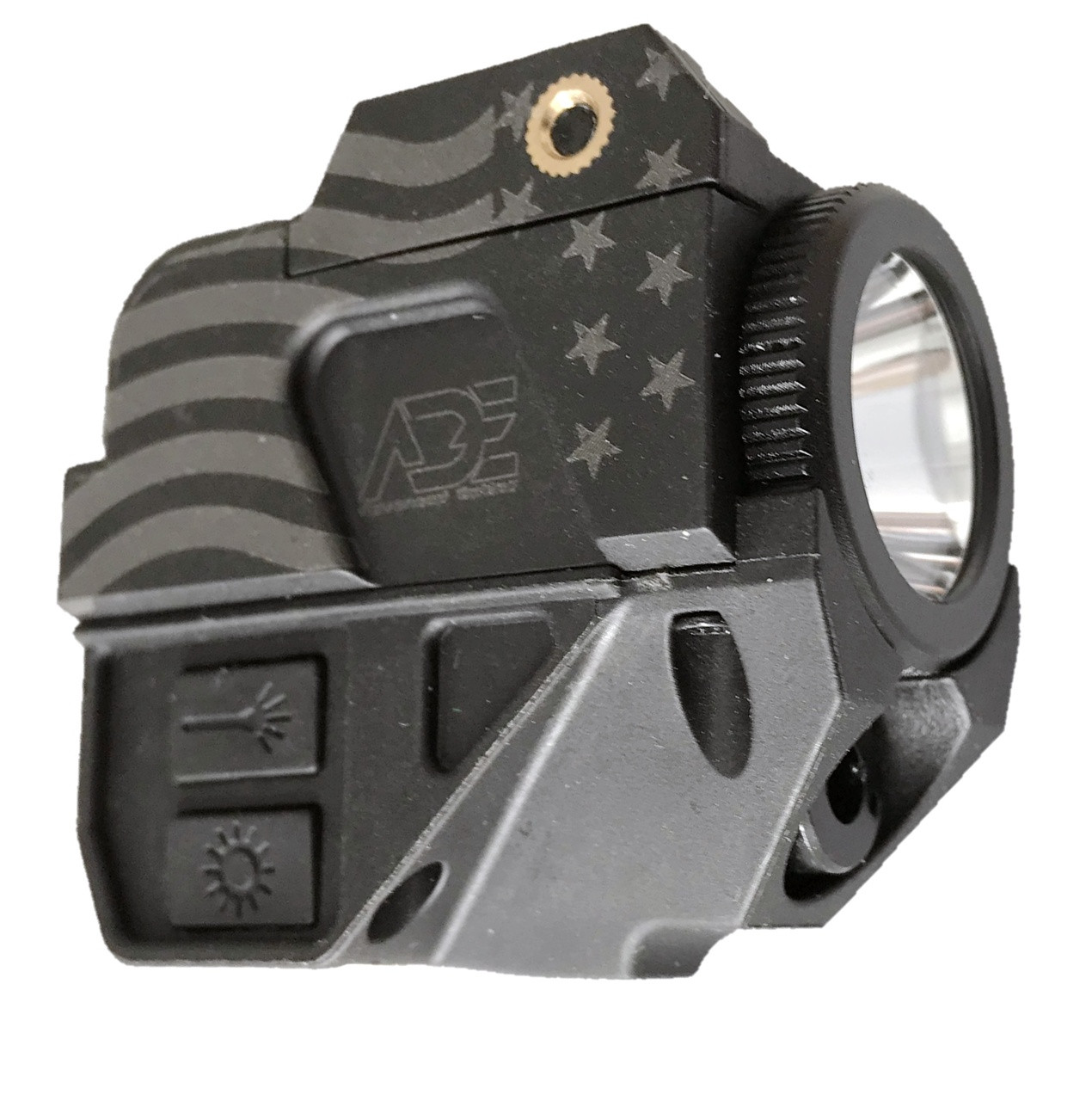 RECHARGEABLE LS007G Super Compact Green LASER+FLASHLIGHT sight