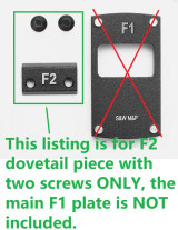 F2 Dovetail Insert piece ONLY for Smith&Wesson SD9 MP SD40 Mounting Plate