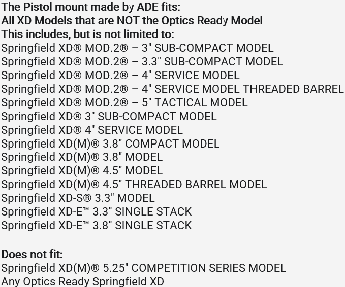Red dot or not | Springfield XD Forum