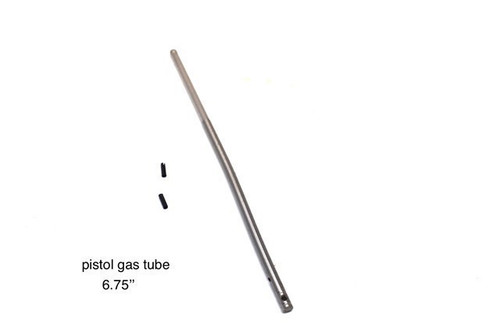 AR15 Pistol Length 6.75 inch Gas Tube Stainless + .750
